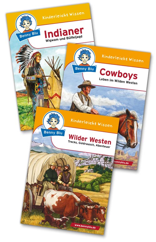 Benny Blu Lernbücher rund um den Wilden Westen Benny Blu Lernbücher rund um den Wilden Westen
