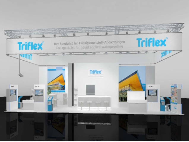 Der Triflex Messestand, Halle A5 Nr. 520, bietet eine innovative Gesprächsplattform für die Interess Der Triflex Messestand, Halle A5 Nr. 520, bietet eine innovative Gesprächsplattform für die Interess
