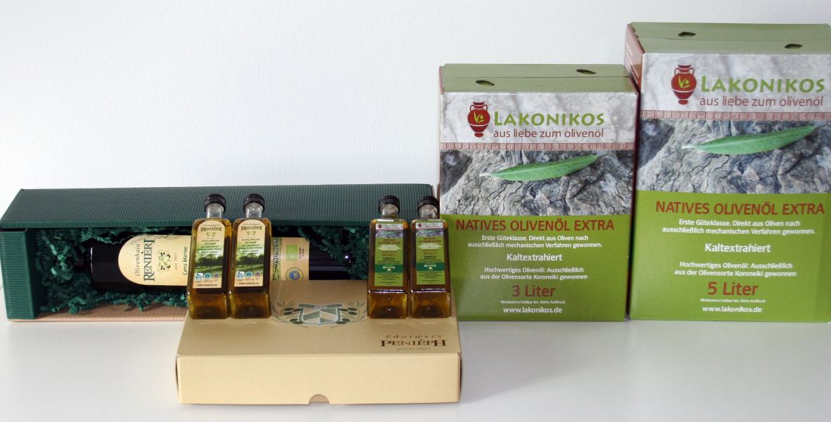 Die Olivenöl-Produkte von Lakonikos aus Hofheim bei Frankfurt