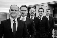 Das neue Management (v.l.): Marco Rubulotta, Goran Lalos, Thorsten Rüßel, Darko Lalos, Mario Grimm