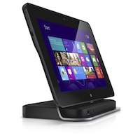 Dell-Tablet Latitude 10 mit Docking-Station (Bild: Dell) Dell-Tablet Latitude 10 mit Docking-Station (Bild: Dell)