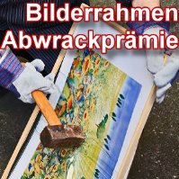 Bilderrahmen abwracken