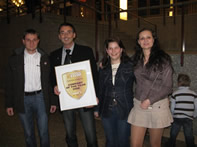 Marion Aundrup, Mike Künnecke mit Dagmar und Eberhard Weibler Marion Aundrup, Mike Künnecke mit Dagmar und Eberhard Weibler