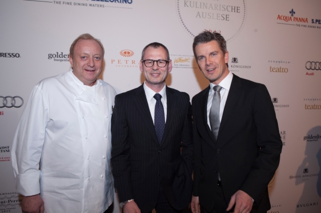 Impression von der S.Pellegrino Kulinarischen Auslese 2012: Alfons Schuhbeck, Hans-Peter Edelbluth ( Impression von der S.Pellegrino Kulinarischen Auslese 2012: Alfons Schuhbeck, Hans-Peter Edelbluth (