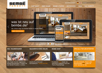 Die neue Website von Bembé Parkett im neuen responive Design