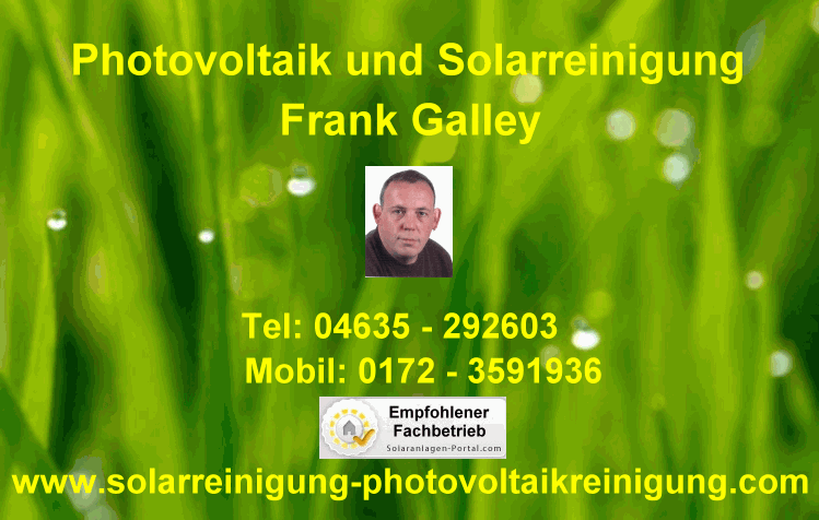 Photovoltaik & Solarreinigung Galley