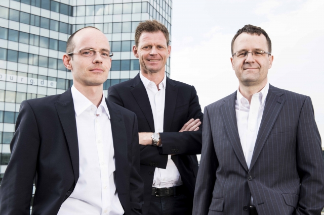 Sind mit dem Geschäftsverlauf hoch zufrieden: gateprotect-Vorstände Stephan Ziegler, Dr. Peter Smeet Sind mit dem Geschäftsverlauf hoch zufrieden: gateprotect-Vorstände Stephan Ziegler, Dr. Peter Smeet