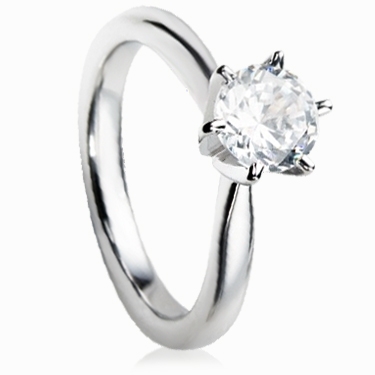 Verlobungsring mit Diamant