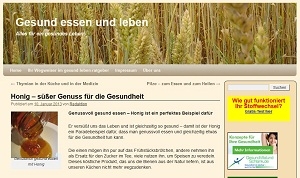 gesund essen, gesund leben
