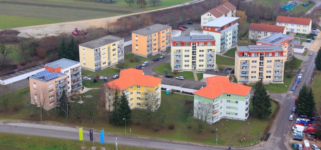 Steht da wie eine Eins: Das modernisierte Wohnquartier der Kreisbau in  Gerstetten.