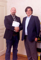 Frischgebackener InBetween Partner: Thomas Hoerl (l) mit Alexander Dressler (r) Frischgebackener InBetween Partner: Thomas Hoerl (l) mit Alexander Dressler (r)