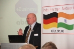 P. Forscht, COO der ABAS Software AG, referiert beim Deutsch-Indischen-Netzwerktreffen in Karlsruhe