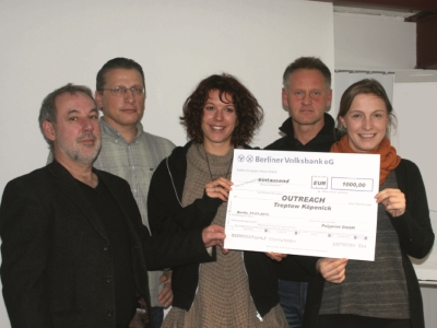 Polyprint spendet an Outreach Polyprint spendet an Outreach