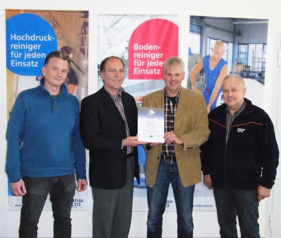 Nilfisk-Advance AG Deutschland und ALTO Deutschland GmbH wurden mit dem Gütesiegel?Sicher mit System Nilfisk-Advance AG Deutschland und ALTO Deutschland GmbH wurden mit dem Gütesiegel?Sicher mit System