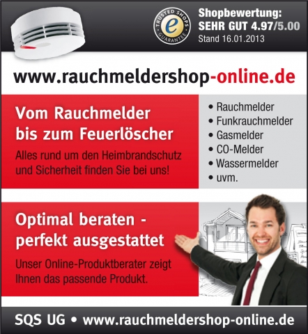 Kein Wohnen ohne Rauchmelder