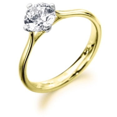 Verlobungsring aus Gelbgold