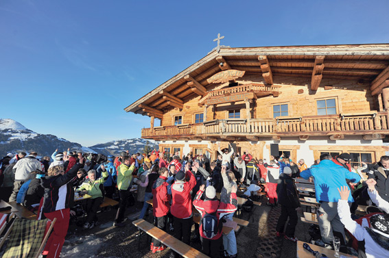 Hütten-Gaudi-Wochen in der SkiWelt