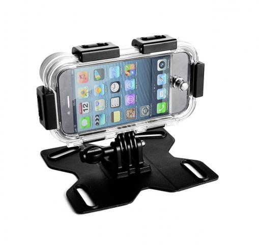 Maptaq zeigt zur ISPO 2013 u.a. das Qmountz für iPhone5 und Galaxy S3