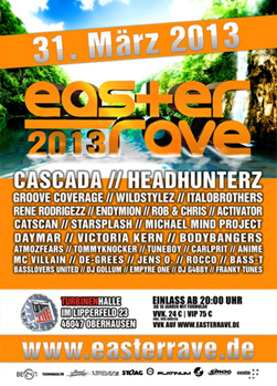 Flyer Easter Rave 2013