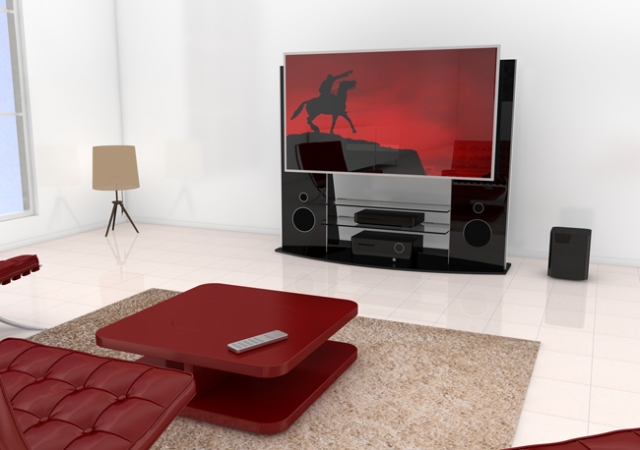 Die aktuellen TV-Racks warten mit der neuesten Soundtechnik auf, die eine Vielzahl von digitalen Unt