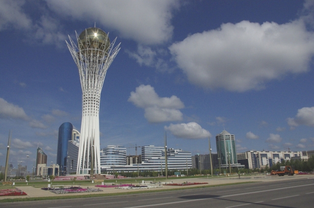 Astana, die Hauptstadt Kasachstans, erwartet die deutschen Fußballfans