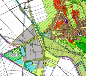 Flächennutzungsplan Markt Kirchheim i.Schw. (Ausschnitt) - Beispiel aus Bayern - TB MARKERT Stadtpla