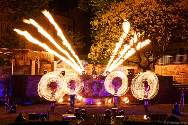Feuershow zur Luminale 2012