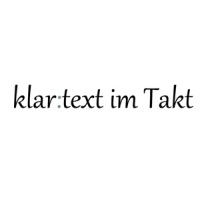 Logo: klar:text im Takt Logo: klar:text im Takt