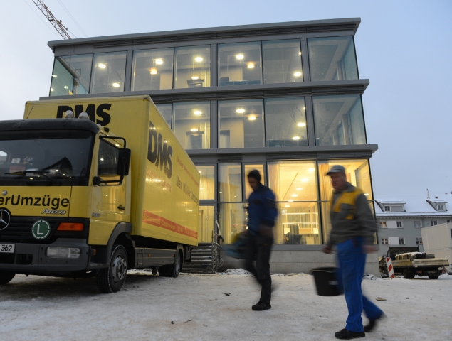 Das Medienhaus ist am 2. Februar von Leutkirch im Allgäu nach Ravensburg umgezogen und rückt damit i Das Medienhaus ist am 2. Februar von Leutkirch im Allgäu nach Ravensburg umgezogen und rückt damit i