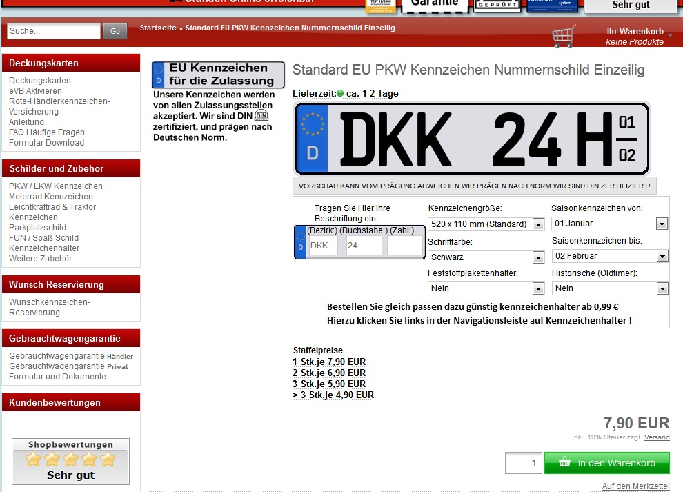 Autokennzeichen Online Bestellen Autokennzeichen Online Bestellen
