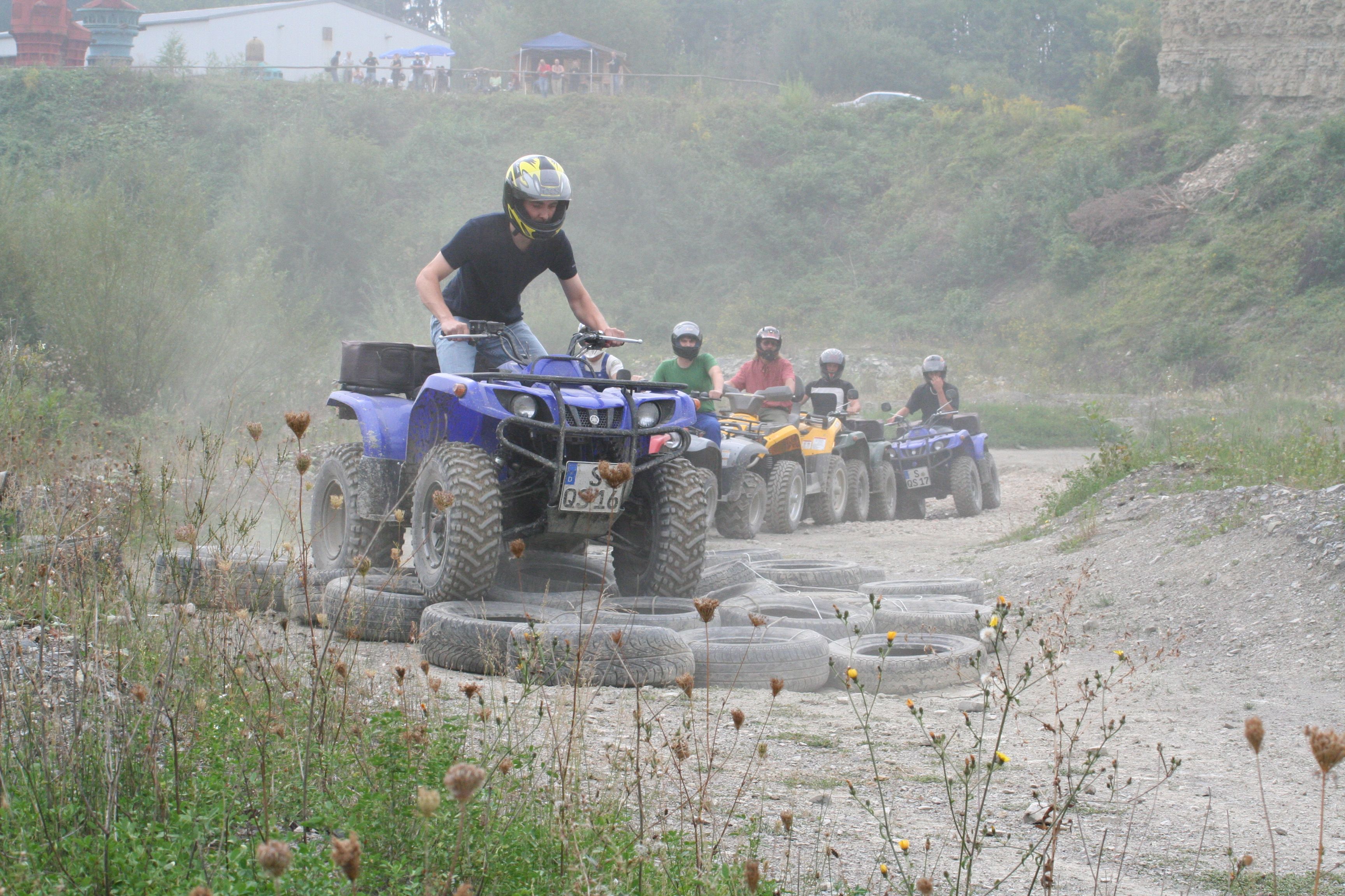 Quad Parcour im AdventureSteibruch