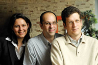 Von links nach rechts: Anja Tiedtke, Peter Färber, Guido Jost Das neue Münchner MAVIS Team