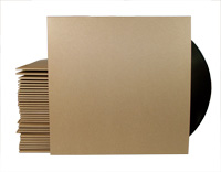 Vinylhüllen aus Kraftkarton