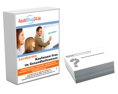AzubiShop24.de Lernkarten Kaufmann/Kauffrau im Gesundheitswesen