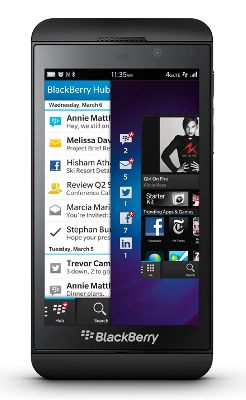 Das BlackBerry Z10 Quelle: www.blackberry.com