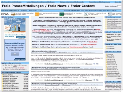 Freie PresseMitteilungen, News & Infos