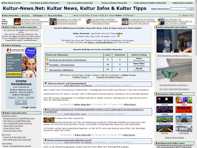Kultur-News.Net - das Portal rund um's Thema Kultur