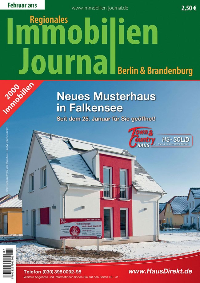 Im neuen Regionalen Immobilien Journal gibt es Infos zum Hausbau in Berlin und Brandenburg Im neuen Regionalen Immobilien Journal gibt es Infos zum Hausbau in Berlin und Brandenburg