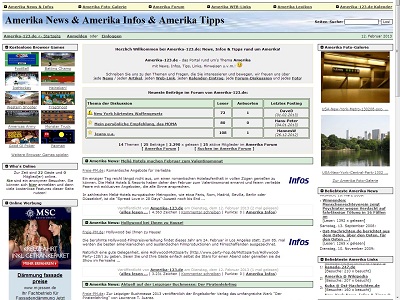 Amerika-123.de - das Portal rund um's Thema Amerika Amerika-123.de - das Portal rund um's Thema Amerika