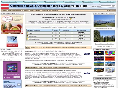 Oesterreich-News-247.de - das Portal rund um Österreich