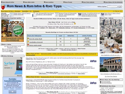 Rom-News-247.de: News, Infos & Tipps rund um Rom & Römer