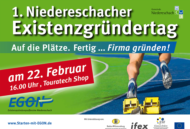 Jetzt eine Firma gründen. In Niedereschach gibts Hilfe.