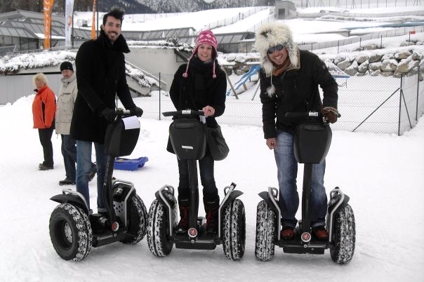 Segway im Winter in der Olympiaregion Seefeld