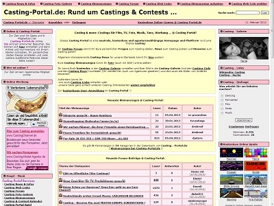Casting & more: Castings für Film, TV, Foto, Musik, Tanz, Werbung @ Casting Portal Casting & more: Castings für Film, TV, Foto, Musik, Tanz, Werbung @ Casting Portal
