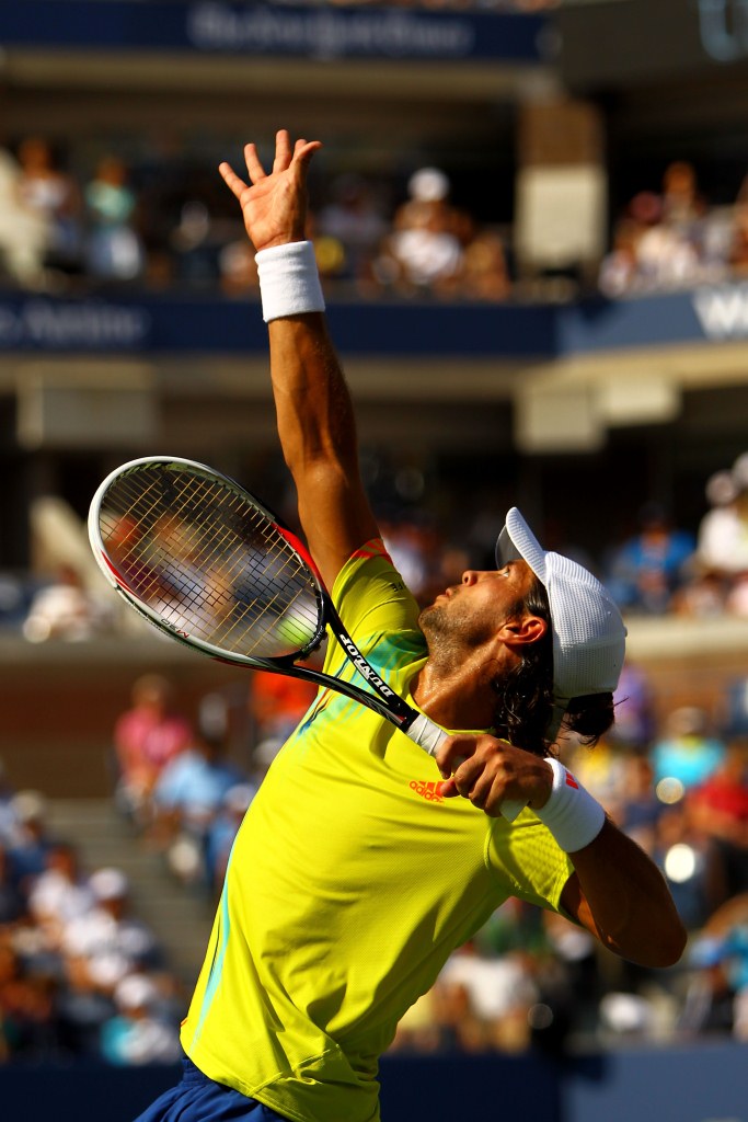 Fernando Verdasco spielt den neuen Biomimetic Schläger