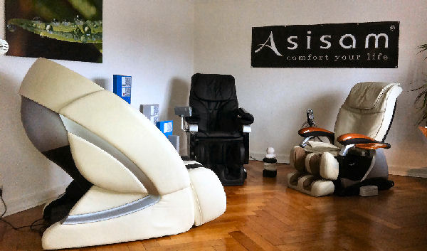 Asisam Massagesessel Showroom in Hamburg