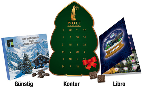 Adventskalender von Presenta erhöhen die Akzeptanz beim Verbraucher. Adventskalender von Presenta erhöhen die Akzeptanz beim Verbraucher.