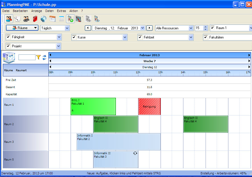 PlanningPME zur Raumbuchung PlanningPME zur Raumbuchung