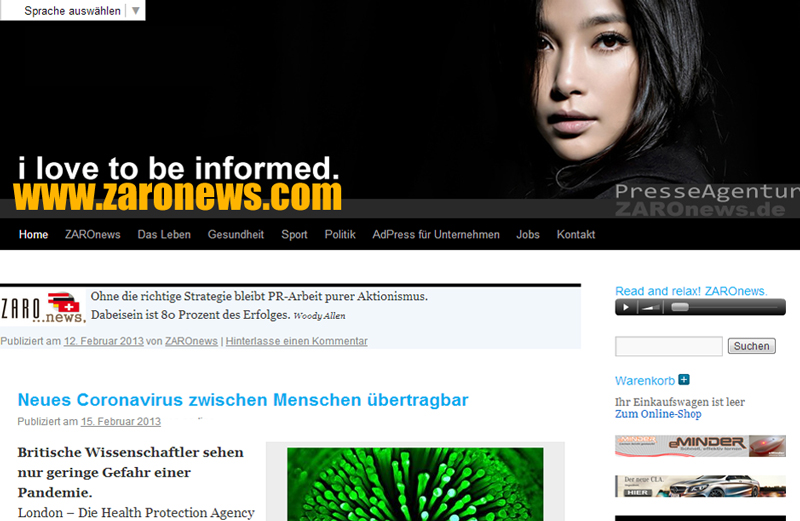 ZAROnews, das Online-Magazin für Dich