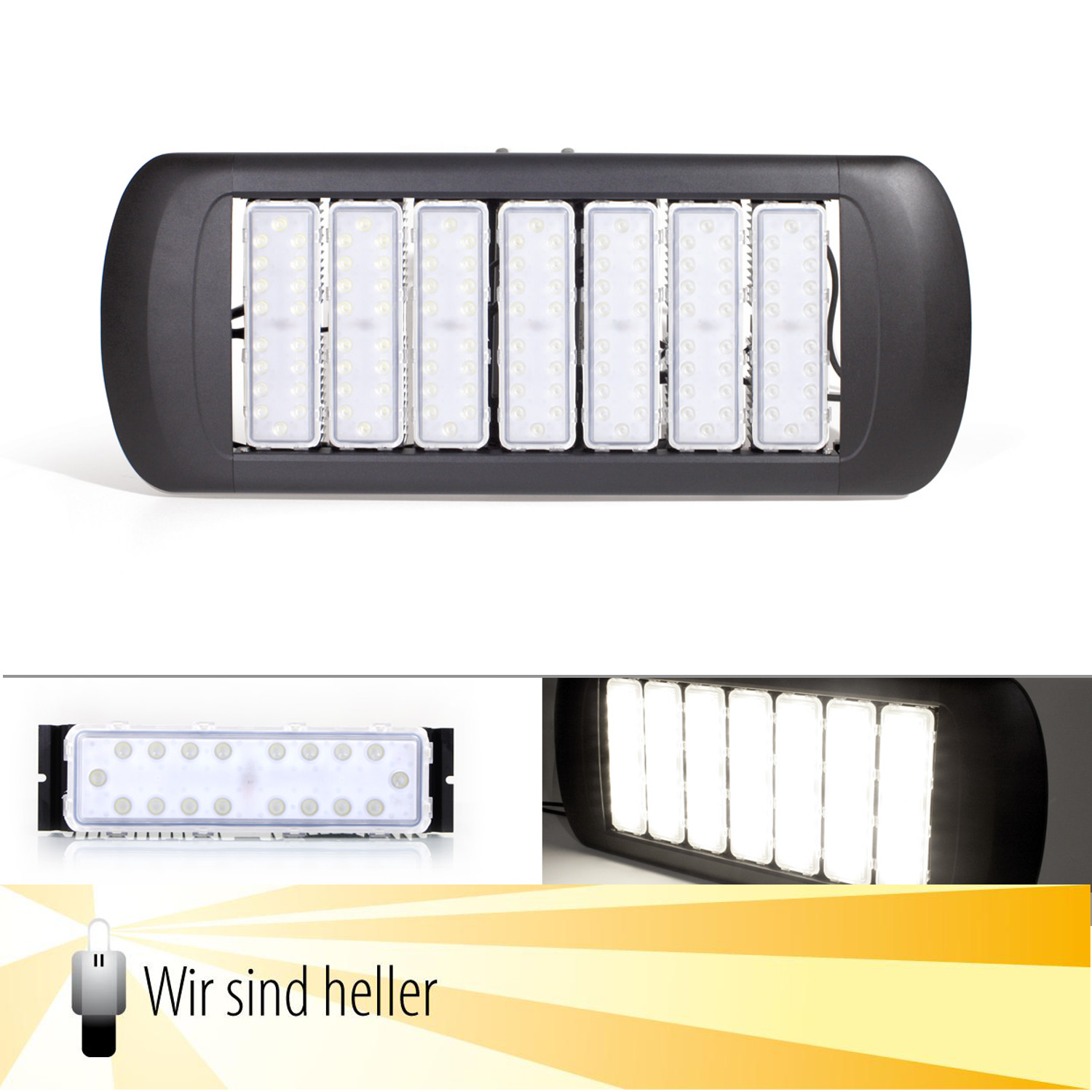 Dimmbare LED Hallenstrahler von Wir sind heller